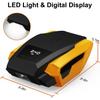 Electric Air Pump, 12V Air Compressor, Portable Compressor with LED Light Inflator Compressor Portable for Car Tires, Bicycle and Others
