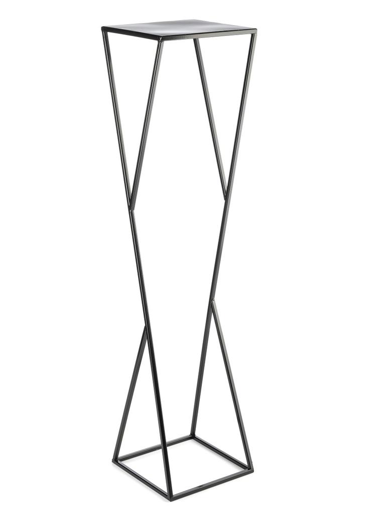 Kwietnik Nowoczesny Loft Czarny 100 Cm