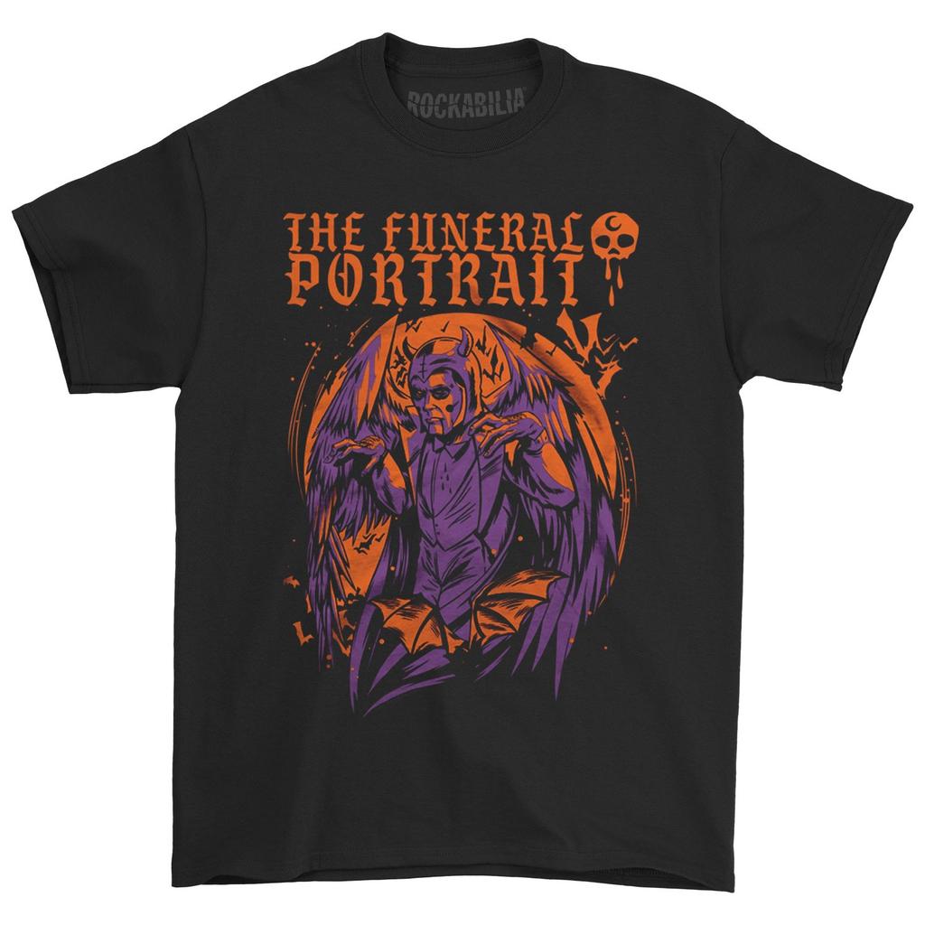 Boy's Casual Cotton Crew Neck T-shirt Men's Funeral Portrait The Bat (Rockabilia Exclusive) T-shirt XXXX-Large Black,Unisex,gift,Top