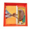 SIYUTANG Silk Scarf & Sandalwood Comb Set