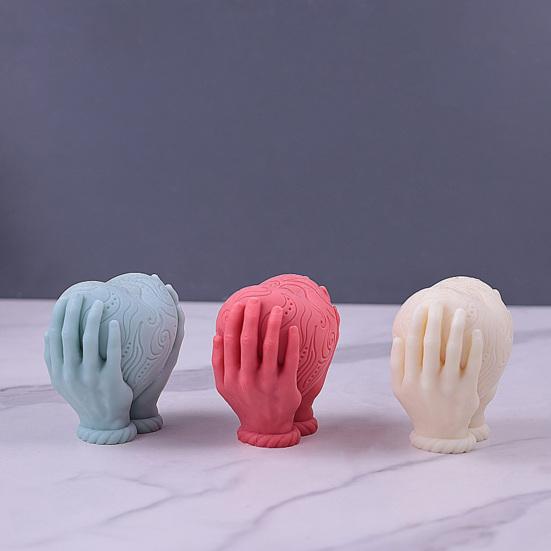 Форма для свечей в форме сердца, силиконовая форма для ароматерапии, форма для мыла «сделай сам», для годовщины свадьбы, домашний декор