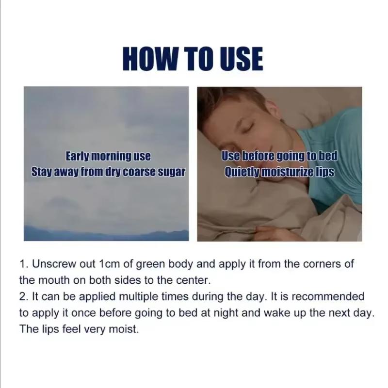 Бальзам для губ для мужчин Увлажнение Гидратация Разглаживание морщинок на губах Против трещин Удаление омертвевшей кожи Освежение и нежирность Изысканный уход за губами