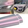 3.3x5 футов двухцветная фантомная серо-фиолетовая виниловая пленка для экстерьера автомобиля, глянцевая хамелеоновая пленка, наклейки для стайлинга автомобиля