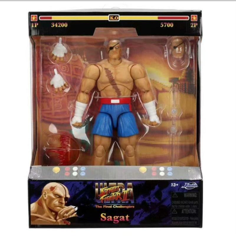 Игрушки 1/12 Street Fighter 4 Волны Барокко Сагат Бланка Фигурки Действия Игрушки Подарки Коллекция
