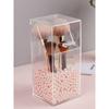 Transparent Acrylic Makeup Brush Holder Makeup Organizer Cosmetic Holder Pencil Lipstick Desk Container Table Makeup Storage Box