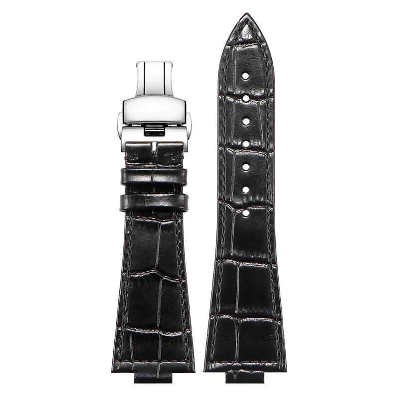 Оригинальный ремешок Tissot PRX Super Player из натуральной воловьей кожи T137407 Классический сменный ремешок 1853 для мужчин/женщин