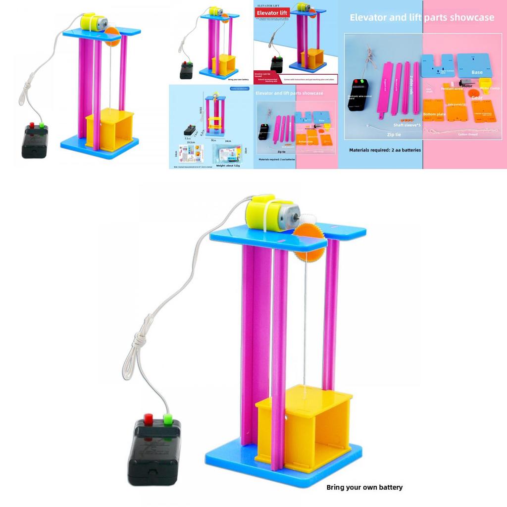 Stem Образовательный Научный Эксперимент Лифт Комплект С DIY Электрическим Подъемником Для Учеников Средней Школы
