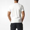 Adidas Plain Minimalist Round Neck Printed Logo Short Sleeve T-Shirt Men Tops White Gray B47356