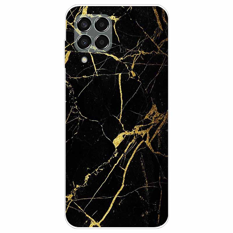 Case for Samsung M33 Cover Marble Soft TPU Silicone Phone Covers for Samsung Galaxy M53 5G Case Clear Bumper M 33 53 Protective