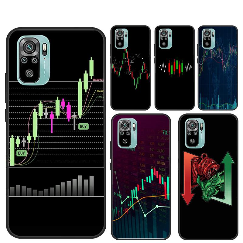 Торговля intraday Трейдер Funda Для Xiaomi Redmi Note 13 14 Pro 12 11 9 10 9S 10S 11S 12S Redmi 14C 10C 12C 13C Чехол
