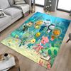 Underwater Friends Carpet For Playroom Bedroom Living Room Sofa Home Decorkids Game Area Rug Nonslip Floor Mat