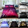 Piano Note 3D Digital Printing Bedding Set Bedroom Note Quilt Cover Pillowcase Bedding Single Double Bed Full Size 2/3 Pieces Microfiber
