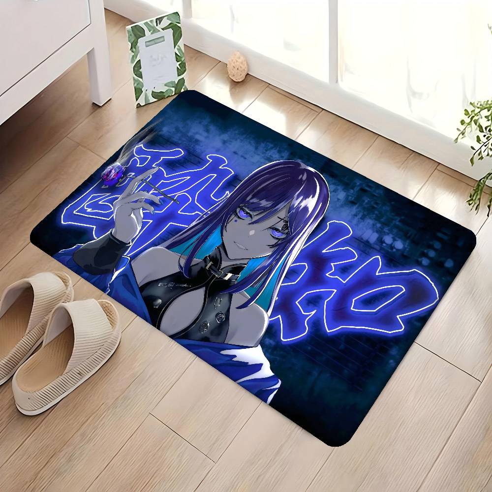 1 шт. Коврик для ванной Ado Детская комната Спальня Декорация Балкон Противоскользящий придверный коврик Гостиная Приветственный коврик