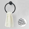 Stainless Steel Towel Ring Modern Minimalist Heavy Duty Metal Round Hand Towel Bath Shower Washcloth Holder Rack Bathroom Supplies