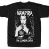 Худи с принтом 'Vampira Horror' Официальный дизайн с иконой вампира Vampira с логотипом Vampira, капли крови, мягкая дышащая футболка для мужчин