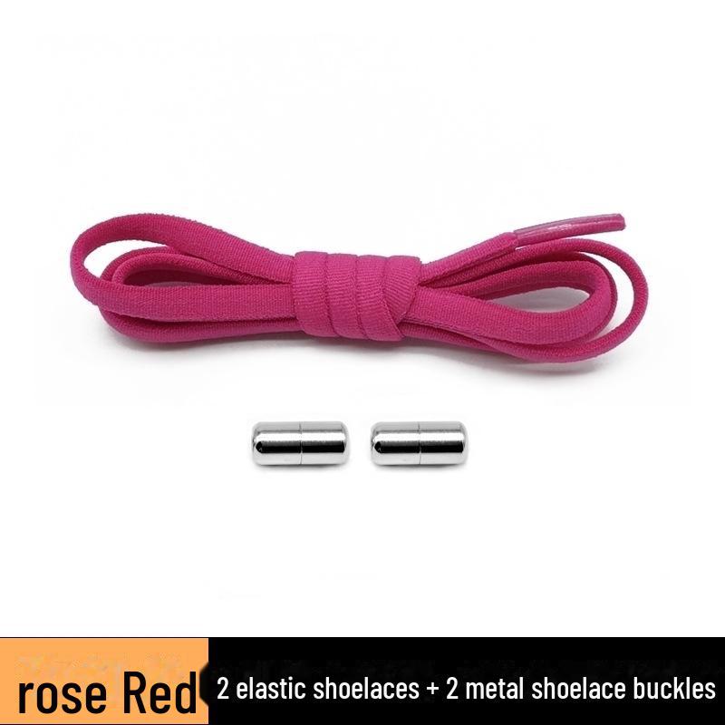 Новые ленивые шнурки с пряжкой из сплава металла для детей и взрослых - эластичные шнурки со свободным завязыванием