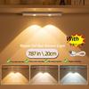 Xiaomi LED Motion Sensor Cabinet Light Ultra Thin USB Rechargeable Hill Effect Under Cabinet Lighting For Kitchen Wardrobe Night Lamp