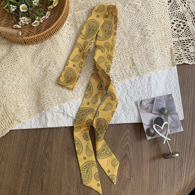 Double-layer Polka Dot Silk Scarf, High-end Versatile Small Scarf, Fashion Headscarf, Headband, Hair Tie, Decorative Belt.