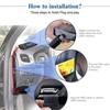 OBD2 для HUD Автомобильный проектор данных на лобовое стекло Цифровой спидометр Проектор скорости на лобовое стекло Превышение скорости Температура воды Обороты двигателя Расход топлива Сигнализация