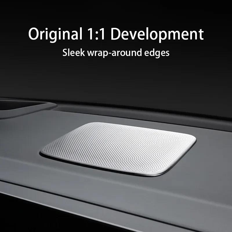 For LiXiangL6 L7 L8 L9 -2025 Car Dashboard Horn Cover Stainless Steel Speaker Protective Cover trument Horn Sticker