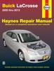 Книга Buick LaCrosse (2005-2013) Haynes Repair Manual (USA)