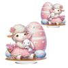 Easter Sheep Diamond Painting Tabletop Ornaments Kit Acrylic Special Shape Diamond Painting Desktop Decors Bedroom Table Decor