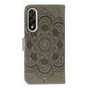 For OnePlus Ace 5 Ultra 5G/Nord 5 5G Case Rhinestone Decor PU Leather Mandala Imprint Design Phone Cover with Wrist Strap
