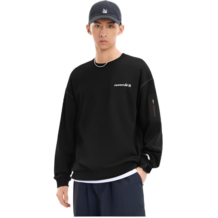 Свитшот унисекс Li Ning Outdoor Series свободного кроя с круглым вырезом AWDW439-1