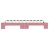 Pull Out Day Bed Pink 90x200 cm Velvet
