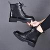 Martin Boots Casual Short Boots Cotton Boots Leather Boots Women's Boots