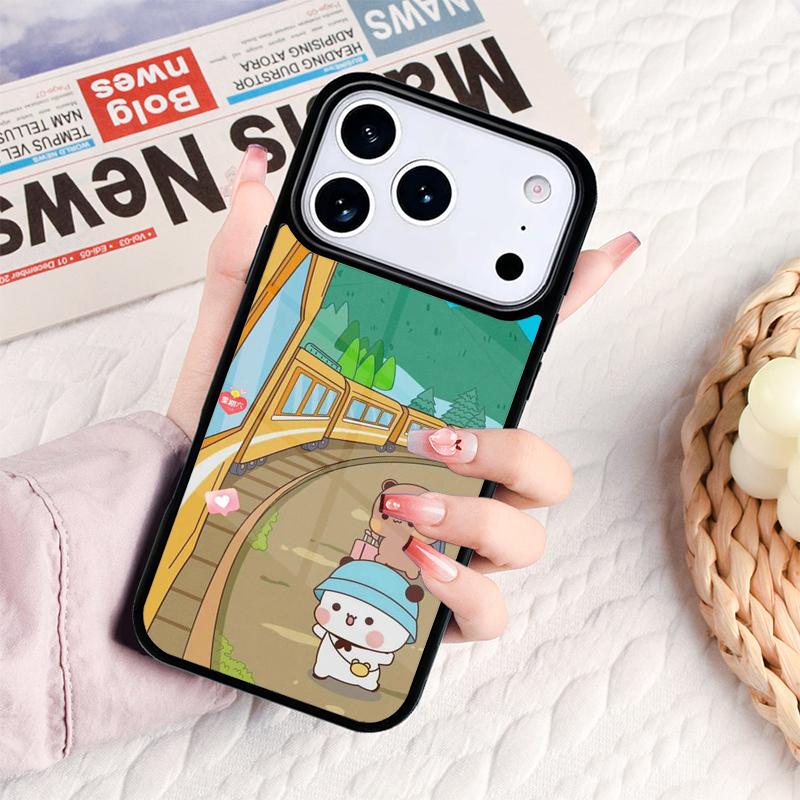 Милый чехол для телефона BuBu DuDu для iPhone 17 16e 15 14 13 12 11 Pro Max Air Mini Мягкий защитный чехол