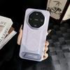 Для Huawei Mate 40 50 60 70 80 RS Pro Max Кожаный чехол с тиснением в виде дракона, металлическим держателем, защитой от отпечатков пальцев, тонким захватом