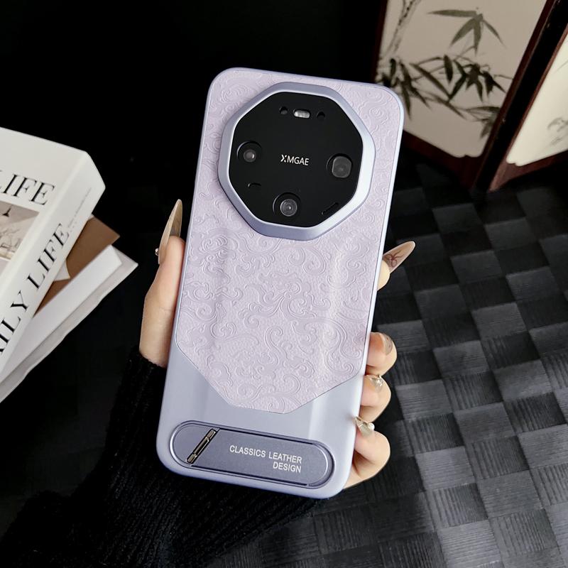 Для Huawei Mate 40 50 60 70 80 RS Pro Max Кожаный чехол с тиснением в виде дракона, металлическим держателем, защитой от отпечатков пальцев, тонким захватом