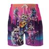 Procyon Lotor 3D Printed Beach Shorts Funny Animal Raccoon Graphic Shorts For Men Clothing Casual Hip Hop Trunks Kids Tops