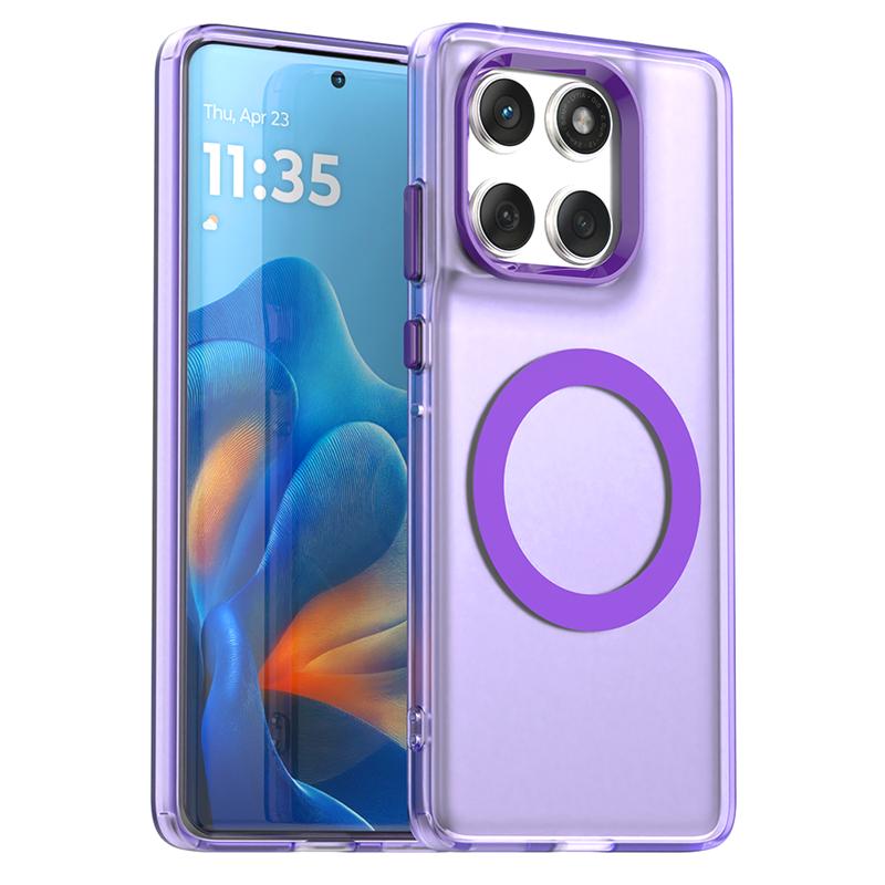 Magnetic Adsorption Wireless Charge Case For Motorola Edge 60 Fusion Phone Case Moto Edge 60 Fusion Case For Moto Edge 60 Fusion