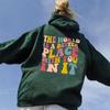 Unisex HoodieThe World Is A Better Place with You In It Hoodie Positive Vibes Hooded Sweatshirt Y2k Aesthetic Trendy Unisextal Health Hoodies