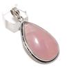 Rose Quartz Gemstone 925 Sterling Silver Jewelry Pendant 2.21"