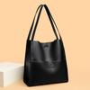 Shoulder Bag Simple Solid Color Tote Bag Shopping Bag Women's Bag Large Capacity Bag