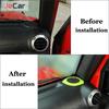 JeCar Car A Pillar Speaker Decoration Cover Ring Trim Stickers Horn Ring Panel Loud Speaker For Jeep Wrangler JK