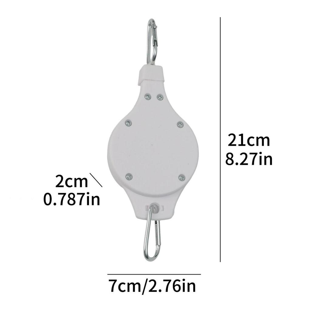 1/5pcs Flower Pot Hanging Hook Retractable Plant Pulley Adjustable Pulley Pull Down Hanger Garden Baskets Pots Hanging Hooks