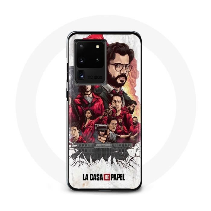Coque pour Samsung Galaxy S20 Ultra La Casa De Papel affiche art