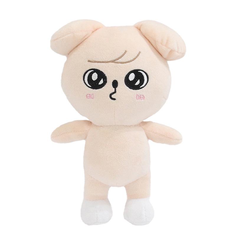 Плюшевые игрушки Skzoo Stray Kids Плюшевый волк Чан Мультяшное чучело Животное Плюшевые игрушки Кукла Милый компаньон для детей Взрослых Фанатов Подарок 20 см