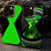 Чехол для телефона-часов B-Ben10 O-Omnitrix для iPhone 17,16,15,14,13,12,11,Pro,X,XS,Max,Plus Мягкий Черный Чехол