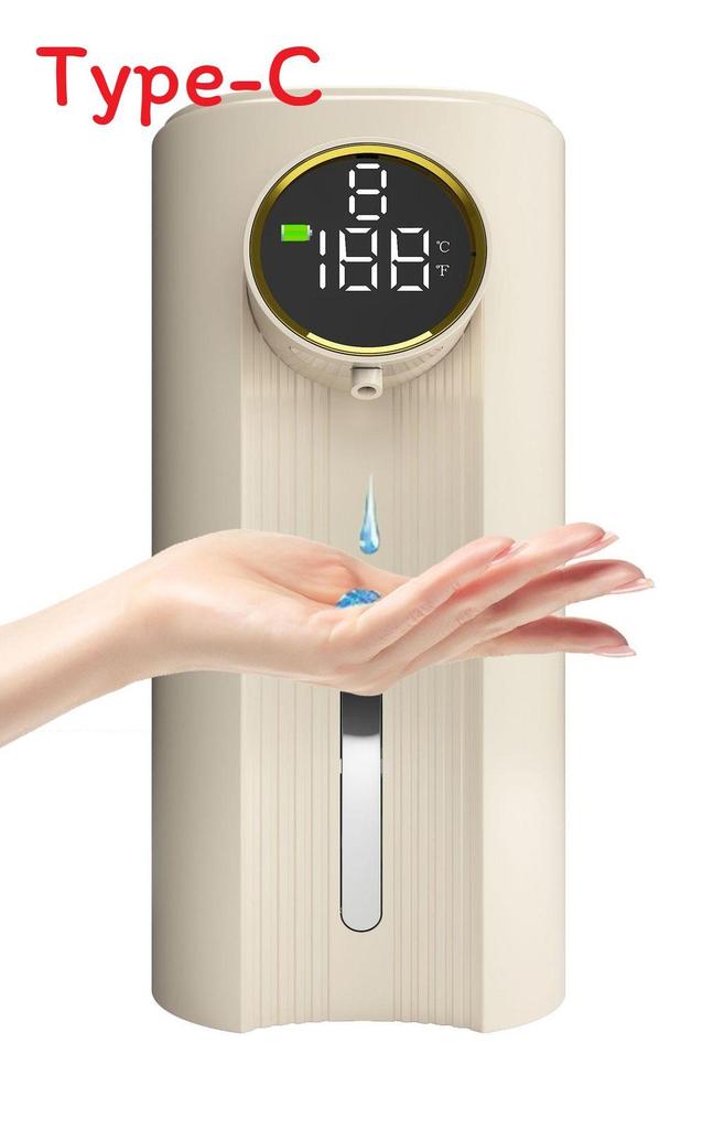 Touchless Desk Soap Dispenser With Foam And Gel Options For Home Office Hygiene