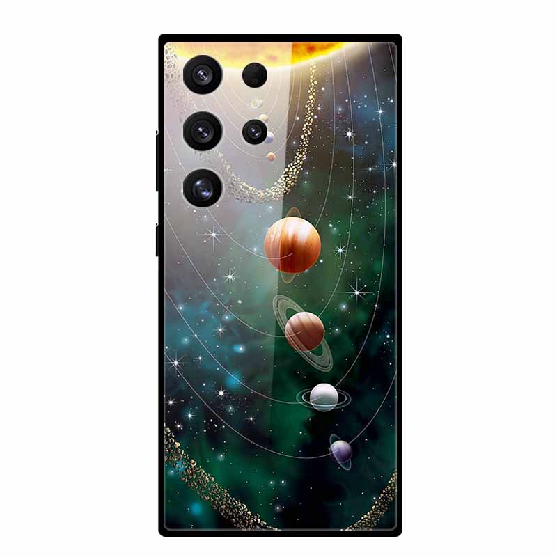 Чехол для Samsung Galaxy S25 Ultra S25Plus Роскошный Закаленное Стекло Жесткая Задняя Крышка для Galaxy S24Ultra 5G Чехлы для Телефона Fundas S 25