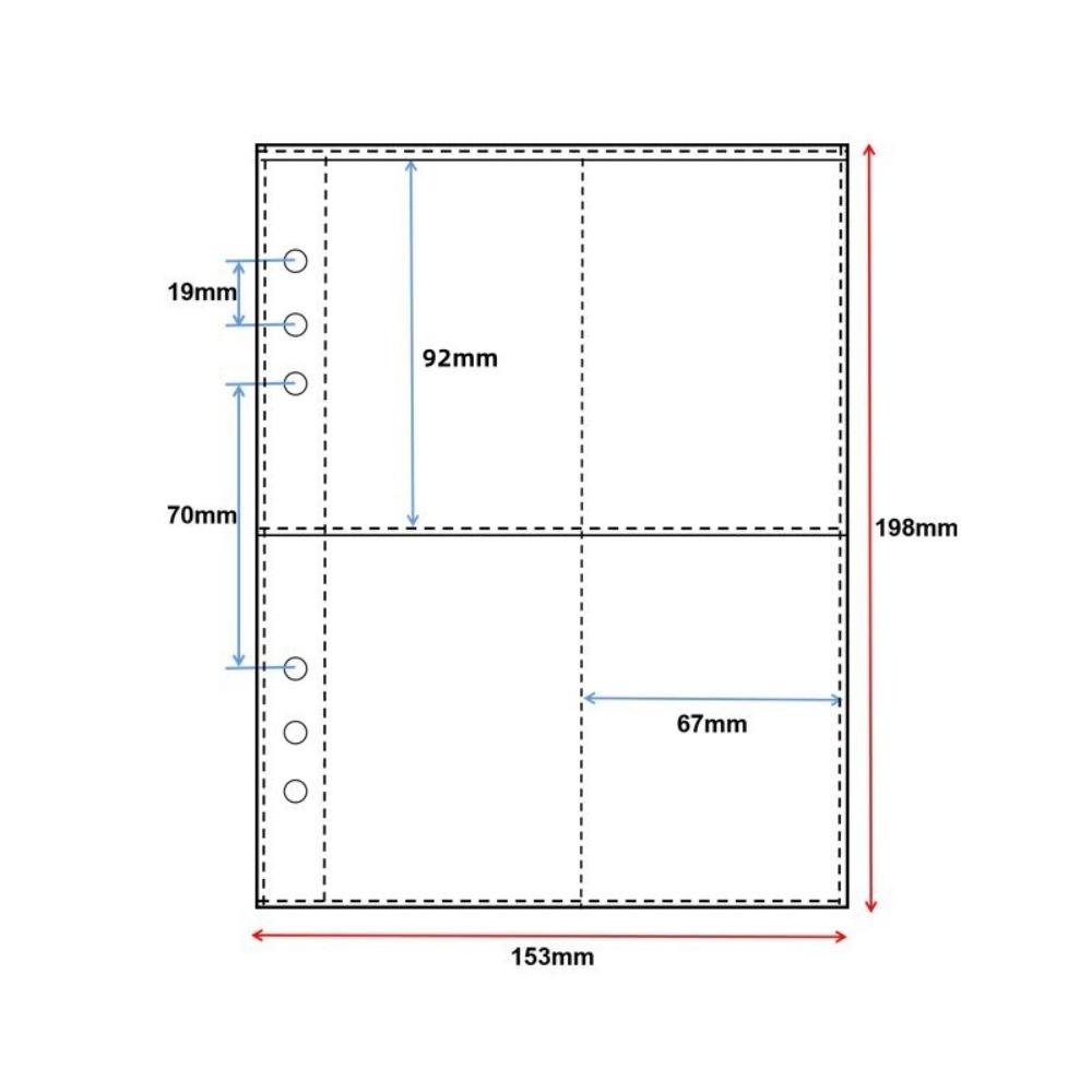 Water Ripple Photocards Holder Transparent Card Booklet Kpop Idol Photo Storage