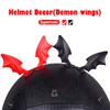 Suction Cup Demon Wings Decor Strips For Motorcycle Helmets Car Bike Helmet Accessories Riding Gear Decoration For Men Women