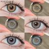 COD 1 Pair Blackspot Gray Contact Lenses for Eyes Natural Brown Eye Softlens Yearly Blue Lens Green Contacts