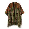 European And American Chain Retro Autumn And Winter Men'S And Women'S Double-Sided Shawl With Imitation Cashmere High-End Warm Fringed Scarf Cape