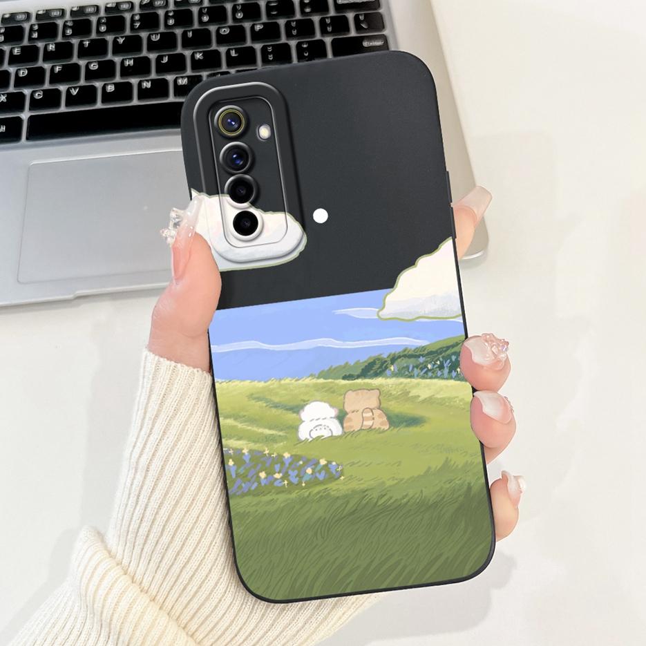 Чехол для Realme 6 Pro Чехол для Realme 6i 6S Стильный чехол с рисунком конфет Ударопрочный чехол для телефона Для Realme 6S 6i Realme6 Pro Мягкий корпус из ТПУ